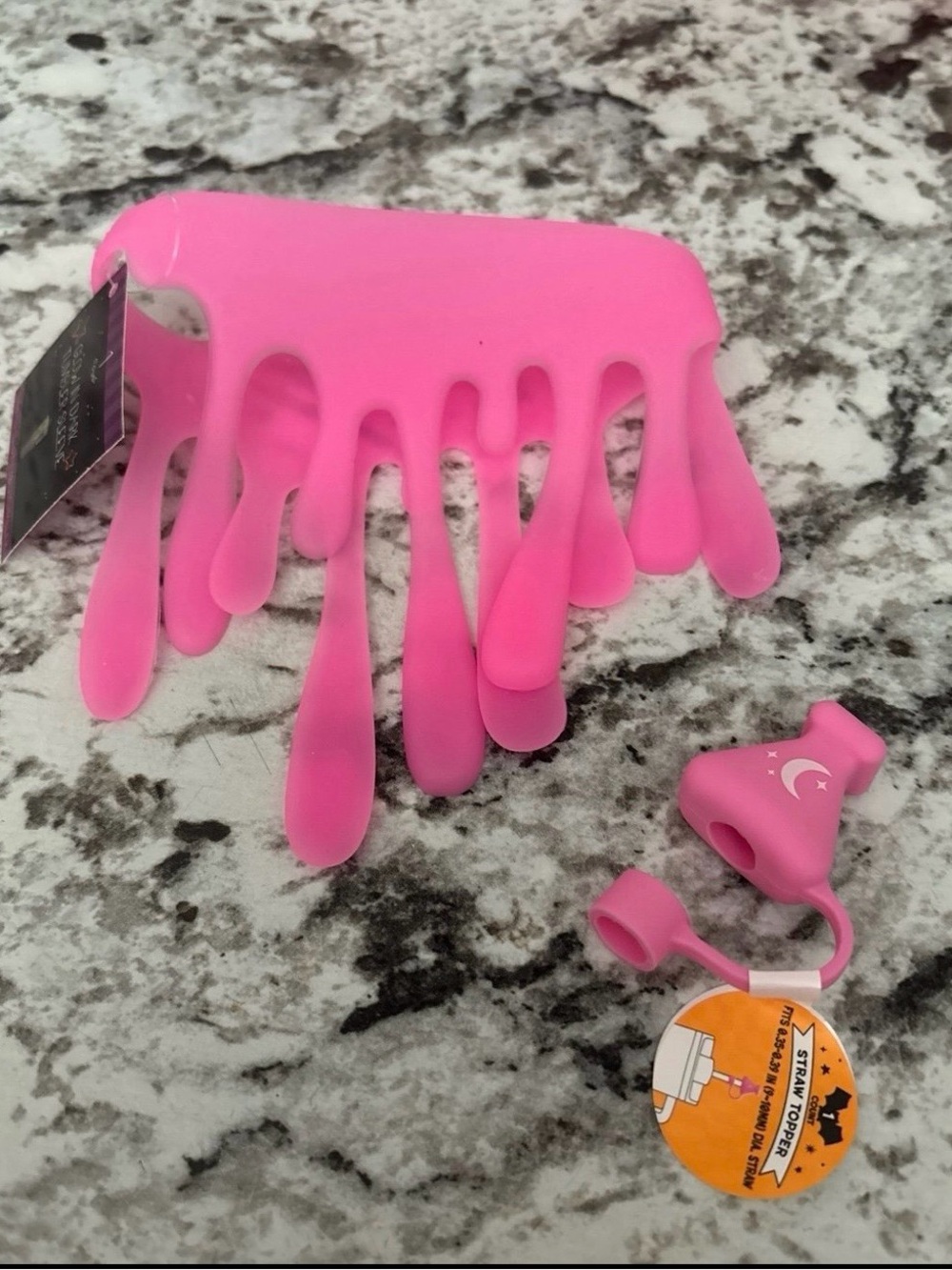 Target Bullseye Glow in the Dark Pink Drip Slime Sleeves
